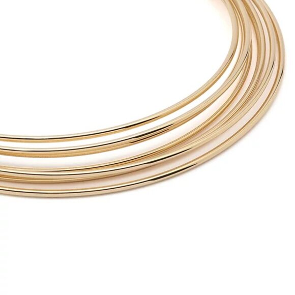 Robert Lee Morris Soho Layered Wire Collar Necklace, OS - Picture 3 of 3